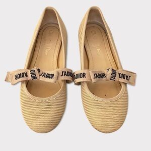 Christian Dior J'Adior  Miss J ballerina flats  shoe Excellent condition